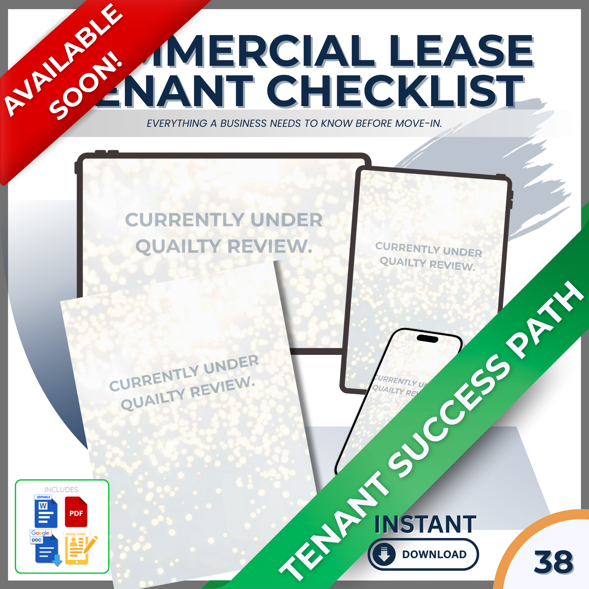 COMMERCIAL LEASE TENANT CHECKLIST