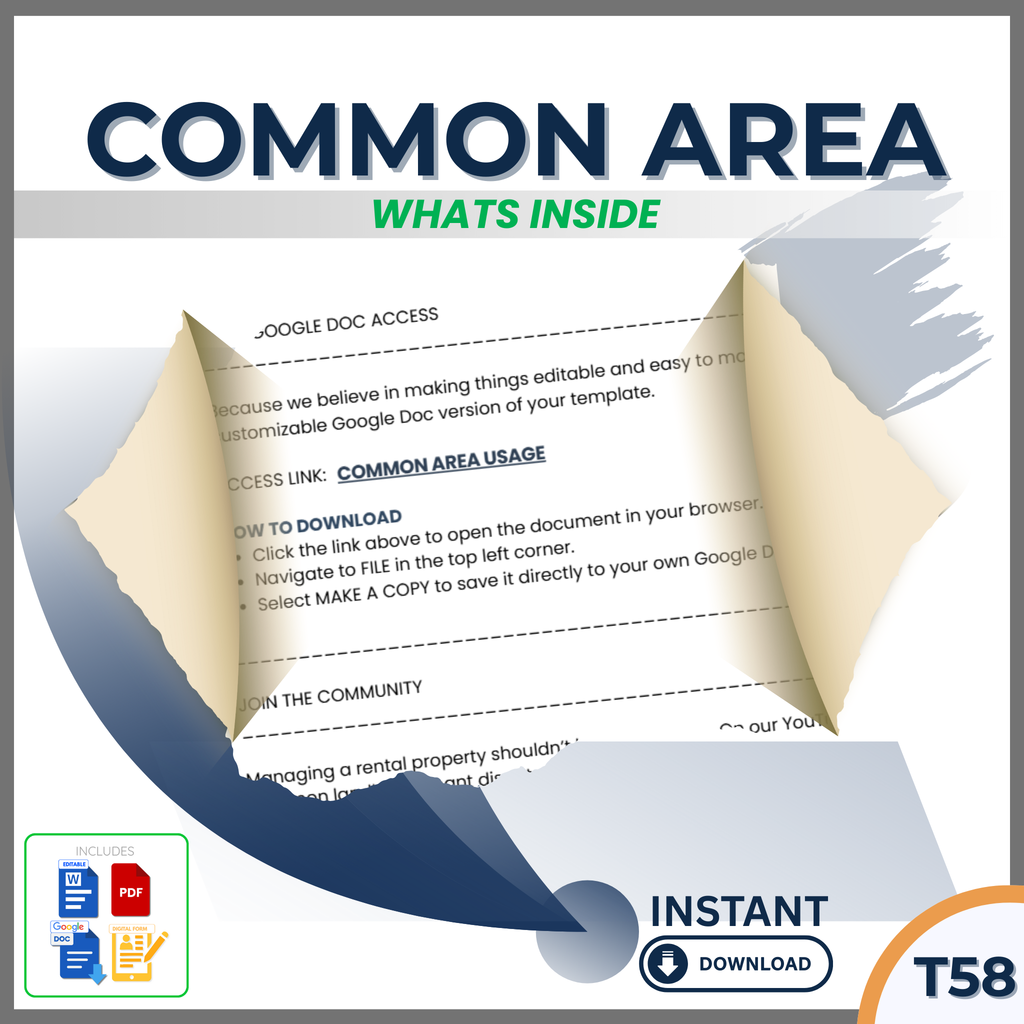 COMMON AREA PURPOSE AND USAGE AGREEMENT