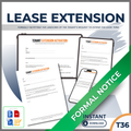 RENTAL LEASE EXTENSION - ACTIVATION LETTER