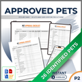 RENTAL - PET APPROVAL CHECKLIST - Let's be real...