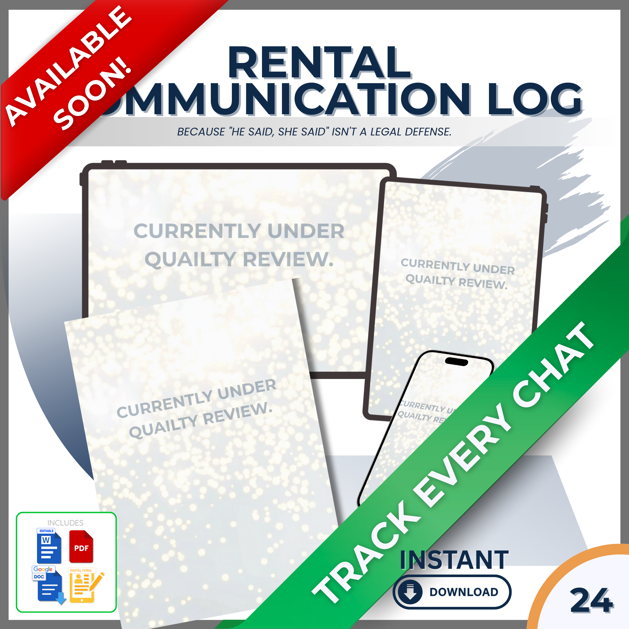 RENTAL COMMUNICATION LOG
