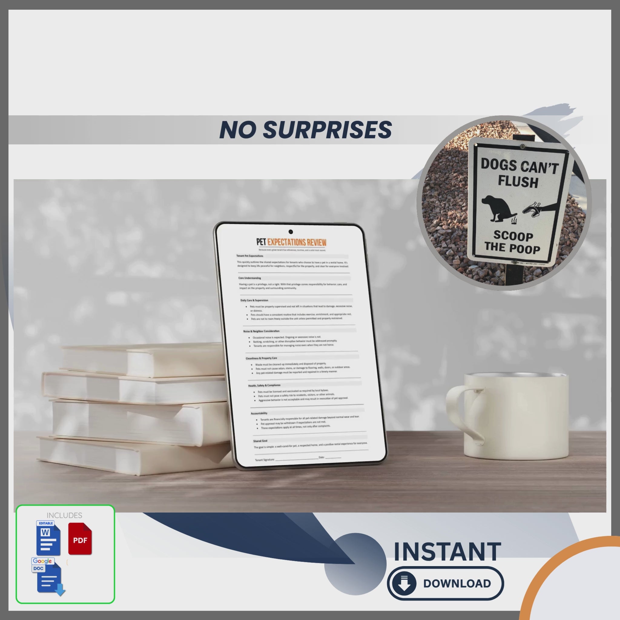 PET EXPECTATIONS IN A RENTAL