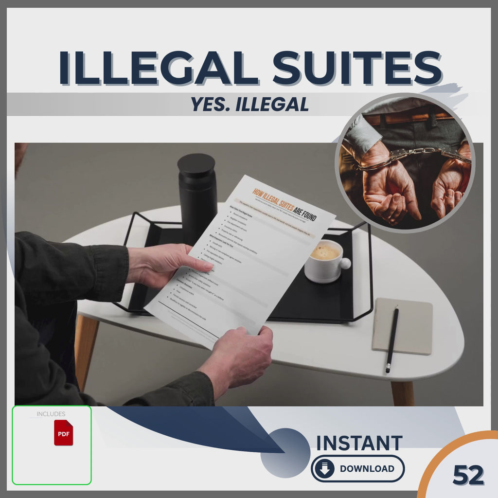 ILLEGAL SUITES - HOW ARE THEY FOUND
