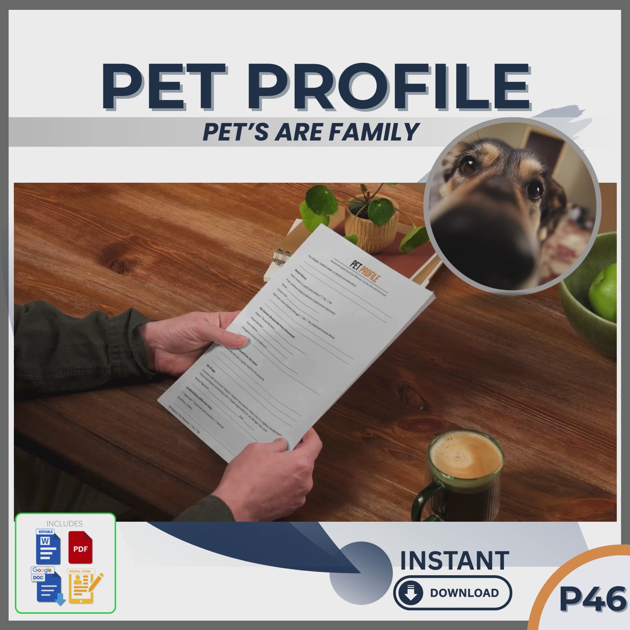 PET PROFILE - FOR RENTALS