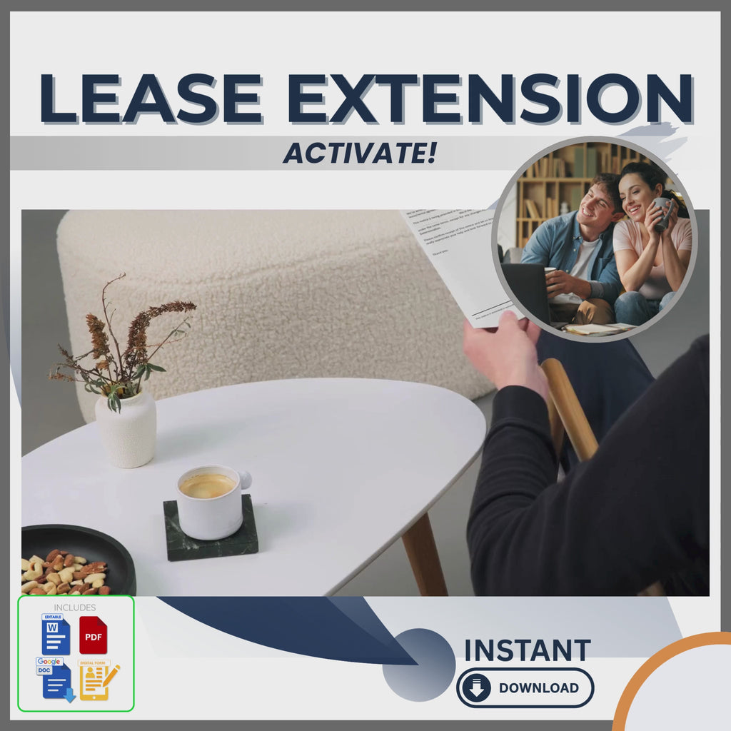 RENTAL LEASE EXTENSION - ACTIVATION LETTER